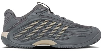 K-Swiss Hypercourt Express 3 Clay, Scarpe da Tennis Uomo, Whitecap Gray Pale Kaki Turbulence, 44 EU