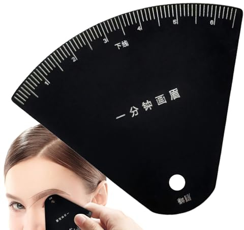 Ancsttu Brow Mapping | Gabarit Règle Sourcils pour Forme et Modelage - Outil Pro Mappage Modelage - Pochoir Maquillage Salon Maison Débutantes Professionnelles Femmes Quotidien