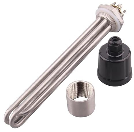 DN40/1.5 Thread SUS304 Immersion Heating Element 220V/380V 3KW/4.5KW/6KW/2KW/3750W Water Tank Boiler Tubular Heater(Set-2,4.5KW)