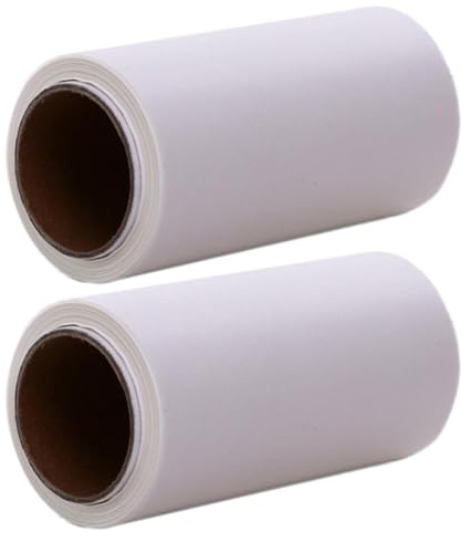 Veemoon Papier Sulfurisé Antiadhésif pour Cuisson 2 Rouleaux 20 Mètres, Doublure Blanche pour Moule à Gâteau, Tapis de Cuisson Pratique pour Pâtisserie, Revêtement Anti-collant Pâtisserie