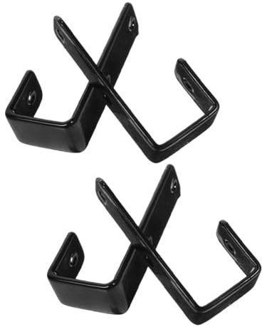 Beavorty 4Pcs Bunk Bed Ladder Hooks Heavy Duty Metal J Hook Brackets for Loft Bed and Garage Storage 25Mm Plastic-Coated for Hanging Equipment and Safety