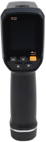 Telecamera a infrarossi per termocamera portatile, 32 × 32 per risoluzione IR, gamma da -30 °C a 500 °C, ricaricabile tramite USB-C, display TFT da 0,77 pollici, per manutenzione industriale