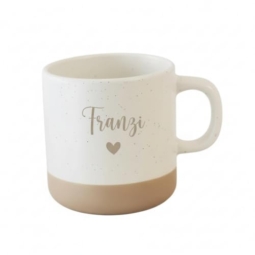 Personalisierte Tasse, Gravur mit Name & Herz – Geschenk für Schwester, Freundin, Mama, Firma – Weihnachten. Geschenk, Jubiläum, Kollegin, Oma, Opa, Freundin
