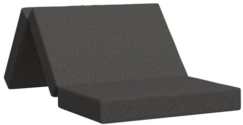 vidaXL Fällbar Soffbed 100 x 67 x 45 cm Mörkgrå, Sovrum, Vardagsrum, Fällbar Soffbädd, Kompakt Soffa, Gästsäng, Mångsidig Möbel till Besökare