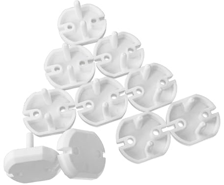 FOYTOKI Coperture di Sicurezza per Prese Elettriche 5 Pezzi in Abs Conformi Agli Standard Europei Protezione Anti-scossa per Casa