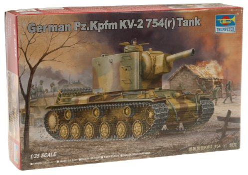 Trumpeter 00367 modellbyggsats German Pz. KV-2 754