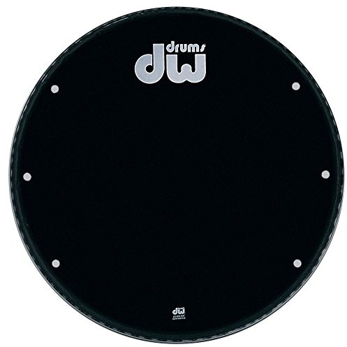 Drum Workshop Gloss Black Vented Bassdrum‑Fell, 16