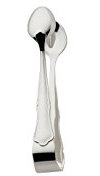 Robbe & Berking Alt-Chippendale Zuckerzange (150 g massiv versilbert)