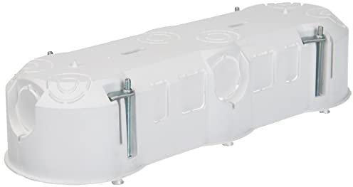 ELEKTRO-PLAST 3-fach Hohlwanddose Schalterdose Gerätedose Abzweigdose Trockenbau 3x60mm 3562, Weiß
