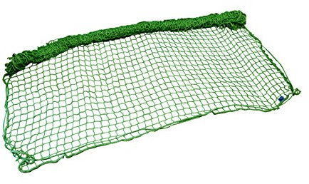 BAUZAUNWELT Abdecknetz aus Polypropylen mit umlaufender Gummispannleine - Maschenweite 45 mm - Maße: 3,00 m x 4,00 m - VPE: 12 Stück