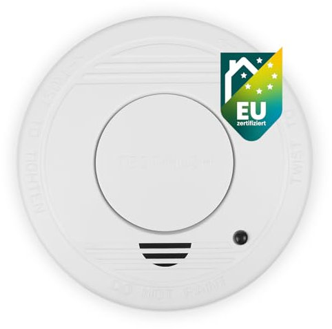 Smartwares Smoke detector - Optical sensor - Lifespan: 10 years - Replaceable battery 5 years - Test button - 85 dB - FSM-11510