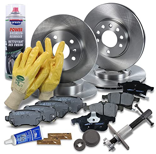 BESTPRICE ATP Bremsenset inkl. Bremsscheiben vorne Ø 280 mm + hinten Ø 264 mm +