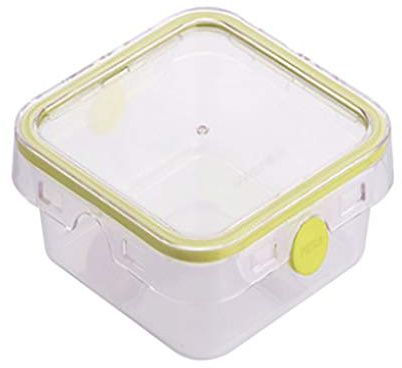 SXXYXH Recipientes Herméticos Transparentes, Caja De Almacenamiento De Plástico Duradero, Caja De Almacenamiento Rectangular Grande A Prueba De Humedad, Tamaño: 13,1 * 5,8 Cm (570 Ml),Verde,A