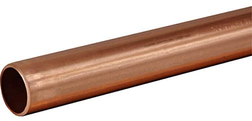 Copper Tube 15mm x 1m Length BS EN1057 R250 British Copper Pipe 1000mm 100cm