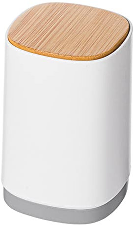 Aosbset Automatischer Zahnstocherspender, Pop-Up-Presse, Wattestäbchenspender, Zahnstocherbox aus Holz, Zahnstocherhalter, Spender, neuartige Zahnstocher-Aufbewahrungsbox