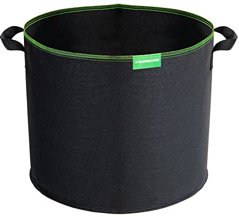 WUNDERGARDEN 4 bolsas para plantas de 90 l, bolsas para plantas, bolsas para vegetales, bolsa para plantas, maceta, diámetro 53 x altura 41 cm