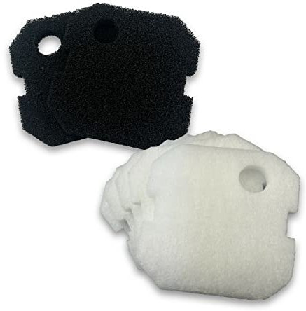 Finest-Filters Compatible with Jebao Filter Media for 502/503 External Filters (Media Set (5 x Poly Pads, 2 x Carbon Pads))