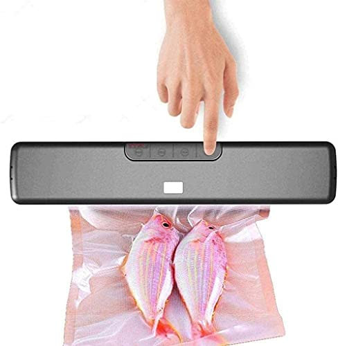 HMTE Sellador automático de Alimentos Máquina selladora al vacío Selladores al vacío para el hogar Mini sellador de Bolsas de Cocina Máquina de Calor portátil de Mano Pequeño Comercial doméstico