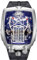 FEICE Herren Uhren Automatikuhr Skeleton Mechanische Unregelmäßiges Gehäuse Wasserdicht Schwarzes Kautschukarmband FM666