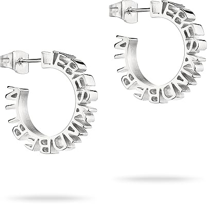 LIEBESKIND BERLIN Damen Schmuck – Lettering Collection - Ketten, Ohrringe und Armschmuck aus Edelstahl in verschiedenen Farben - modern & alltagstauglich