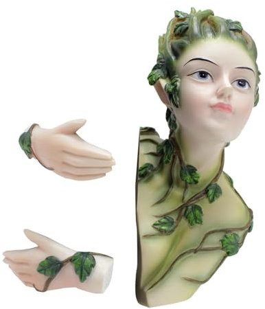 MagiDeal Statue de Jardin en résine, Paysage Artistique Mural, décoration de Visage d'arbre, Sculpture d'arbre féerique pour fête et Vacances