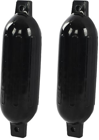 Aufblasbare Bootsfender mit Zwei ?Sen ¡§C 6,5 X 23 Zoll, Schwarzer Marine-Dock-STO?f?nger Yachten und Fischerboote, Alterungsbest?ndiger PVC-STO?f?nger ¡§C STO?fest,Ersatzteile