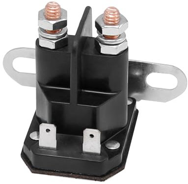 Ollanoos 725 04439B 12V Starter Relay Solenoid, Heavy Duty Starter Solenoid Relay Replacement for MTD Lawn Tractor Replacement for John Deere AM138068 Lawn Tractor Accessories