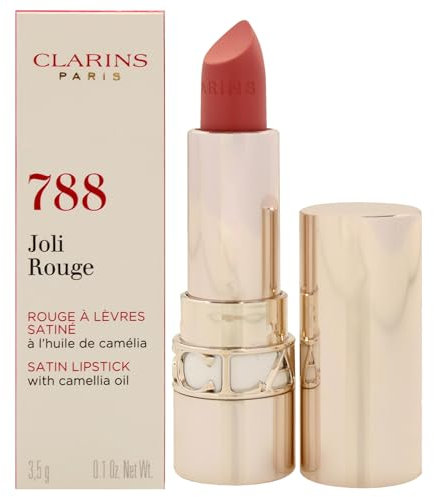 Joli Lippenstift, Rouge Satin, 788 Peach Nude von Clarins für Damen, Lipstick
