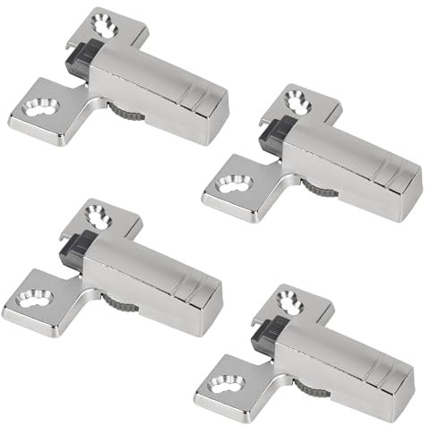 EFUTURETIME 4 x Türdämpfer Softclose Nachrüstung Schublade Schrank Tür Dämpfer Verstellbar nur für Topfbänder 45mm/48mm/52mm