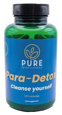 para-Detox – Natural Parasite Cleanse | Powerful Blend with NAC, Ginger Root, Clove, Wormwood, Garlic & Pumpkin Seed | Made in The UK | All-Natural, Gut Health