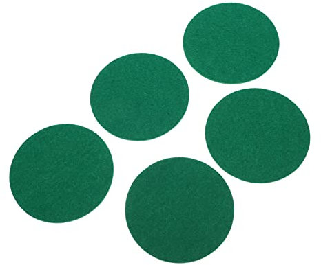 BESPORTBLE 10stücke Airhockey-Pusher-Polster Runde Patches Ersatz Für Airhockey-schläger Aus Polyesterfaser -Tisch