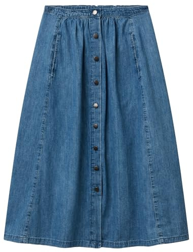 United Colors of Benetton Gonna 4kowd004q Jupe, Bleu, 44 Femmes