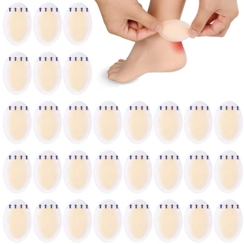 Bangbobi Blasenpflaster Set - 30 Hydrokolloid Pflaster für Wanderungen, Fersen, Zehen & Finger - Wasserdichtes Hydrogel Fersenpflaster
