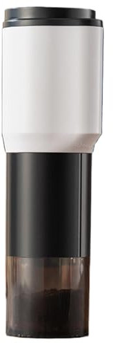 Molinillo de café eléctrico con rebabas, pequeño molinillo de café eléctrico recargable, cafetera recargable por USB, máquina de granos de café para camping