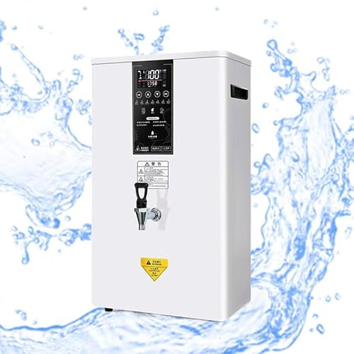WEIMILOR Commercial Water Boiler, 50L/60L/80L Full-Automatic Steam Boiling Water Frothing Machine, Electric Steam Milk Foam Maker for Espresso Coffee Tea Shop Dessert Shop Hotel Milk,60L/H