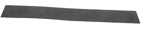 Alipis Schwellenrampe Für Saugroboter 50cm Lang 2cm Hoch Aus Rutschfestem Gummi Mit Rillenprofil Für Innenbereich Und Einfache Montage