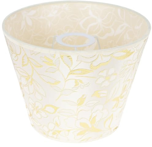 HOMSFOU Lampenschirm Stofflampenschirm Für Tischlampe Pendelleuchte Stehlampe Und Wandleuchte Trommelform 22.00 X 17.00 X 14.00 cm Für Schlafzimmer Wohnzimmer Büro Hotel Restaurant