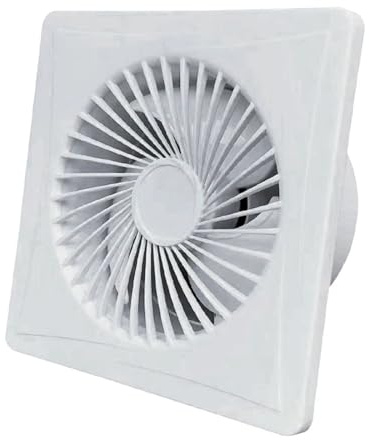 HPHPH Extractor Extractor de Aire de 12 V, de Alta Velocidad, antimosquitos, for Cocina, baño, Pollos y Patos.(6 in Fan)