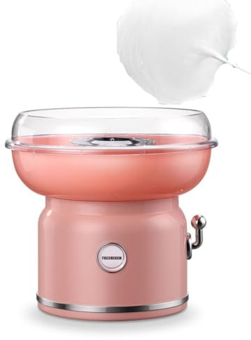 YIGECHENXIN DIY Electric Commercial Pink Cotton Candy Machine Multifunctional 50HZ/500W Suitable for Hard Candy,Blue