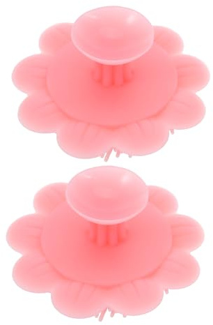 ULTECHNOVO 2pcs Shampoo Brush Double-Sided Cleaning Massage Bath Brush for Hair Wash and Scalp Scrubber Soft for Hair Wash Massager and Cradle Cap Treatment