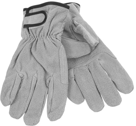 HEATSHAKING 1 Paar Hitzebeständige Schweißerhandschuhe Kurz aus Robustem Material mit Verstärktem Daumen für Arbeit und Schweißarbeiten
