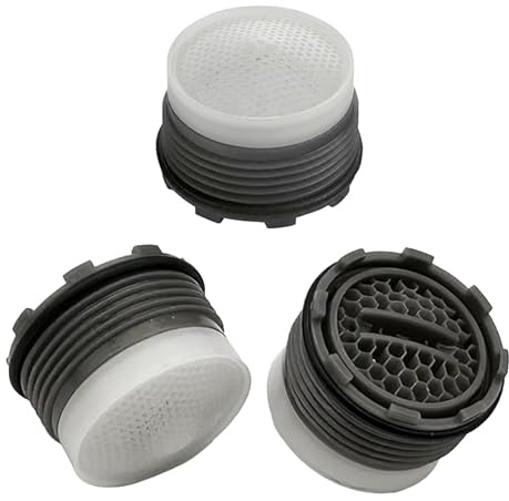 Mischdüse Luftsprudler Strahlregler M18.5 Wasserhahn passend als Ersatzteile für IKEA ÄLMAREN YTTRAN GLYPEN INSJÖN ENSEN, 9,5l/min Durchfluss