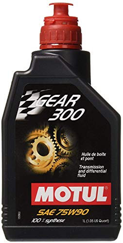 Motul 105777 / 100118, Transmission Oil, Gear 300 75W-90, 1Litre - Black