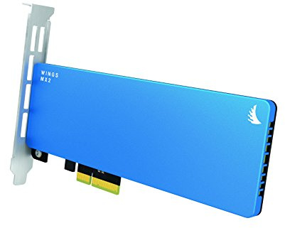 Angel Bird Wings MX2 PCIe - Disco Duro portátil, 2 TB, SSD Azul Azul 2TB - Blau