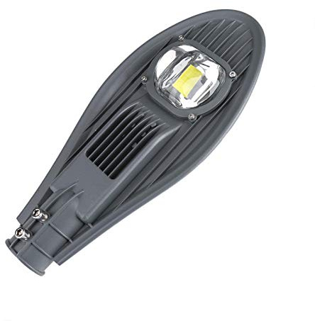 Eboxer Lampione Stradale a LED Impermeabile Esterna Fredda/Calda Bianca, Tempo di Servizio Lungo (Fino a 50000 Ore) per Cantiere, Cortile, Strada di Campagna, Strada, Piazza(Bianco Freddo 30w)