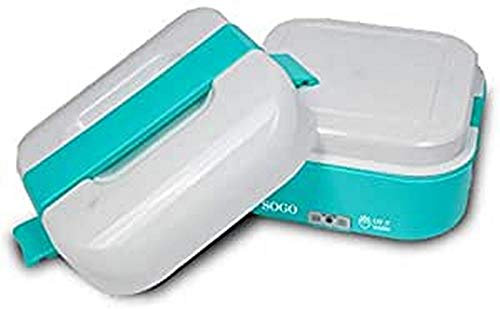 SOGO Goso 40W Electric Lunch Box Stainless Steel Food Grade 1.6L 220-240V Also Suitable for 12V