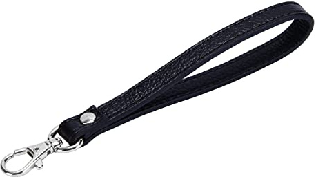 VanEnjoy Genuine Leather Keychain Wristlet Keychain Strap for Wallet Purse Clutch Cellphone Wristlet Key