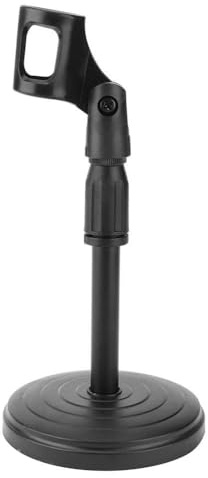 Bnineteenteam Mikrofonstativ Verstellbarer Mikrofonstativ Mikrofonstativ-Kit mit Stoßdämpferhalterung und verbesserter Tischklemme Audiogeräte