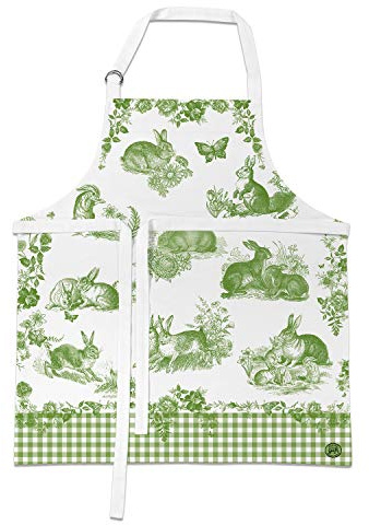 Kochschürze 79 x 69 cm - Bunny Toile - von MICHEL DESIGN WORKS
