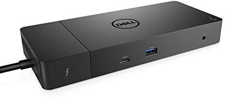 DELL WD19TB Thunderbolt 3 Kabelbasis (verkabelt, Thunderbolt 3, 2.0b, USB Typ C, 10, 100, 1000 Mbit/s, schwarz) (Generalüberholt)